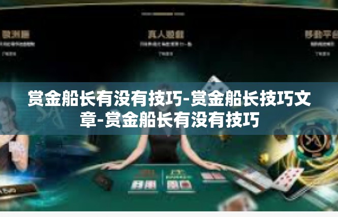 赏金船长有没有技巧-赏金船长技巧文章-赏金船长有没有技巧