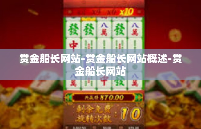 赏金船长网站-赏金船长网站概述-赏金船长网站