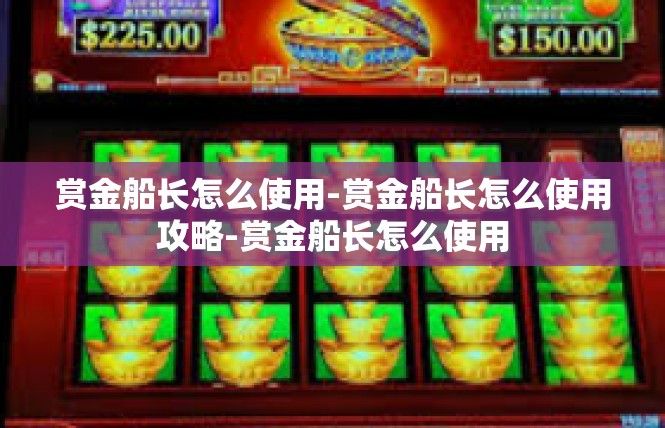 赏金船长怎么使用-赏金船长怎么使用攻略-赏金船长怎么使用