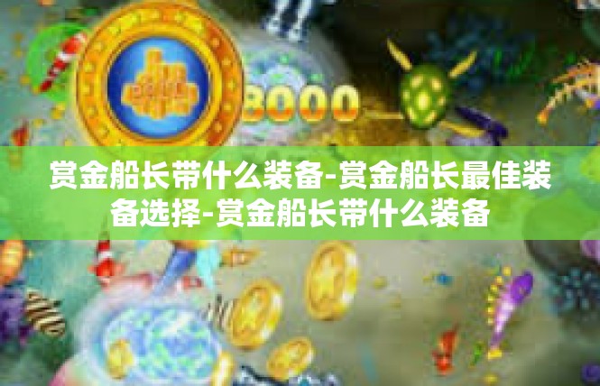 赏金船长带什么装备-赏金船长最佳装备选择-赏金船长带什么装备