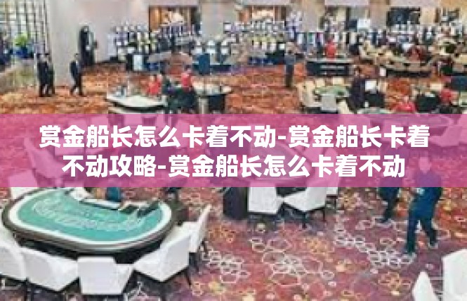赏金船长怎么卡着不动-赏金船长卡着不动攻略-赏金船长怎么卡着不动